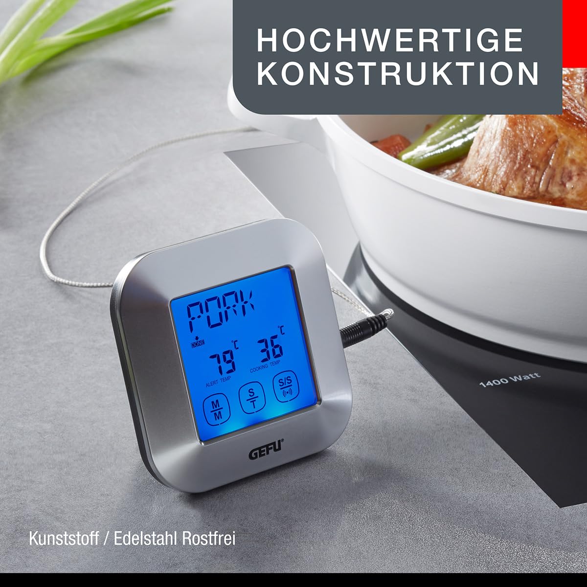 gefu-digitales-bratenthermometer-punto-mit-touchscreen-timer-alarm-f-r-grill-ofe image 5
