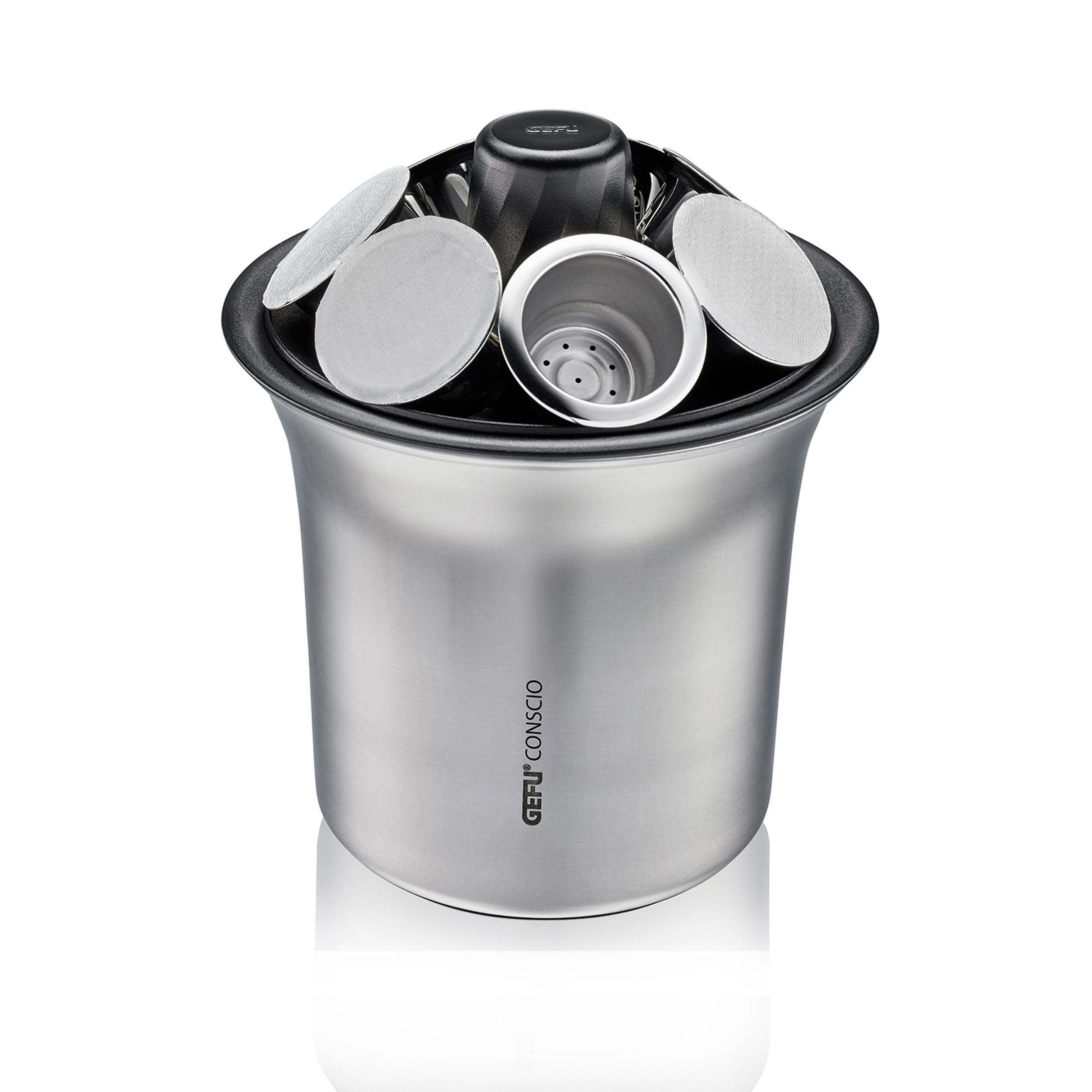 gefu-kaffeesatz-sammelbeh-lter-conscio-mit-dorn-zum-schnellen-entleeren-deckel-m image 4