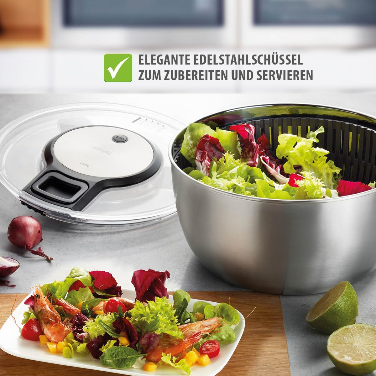 gefu-salatschleuder-aus-edelstahl-mit-seilzugantrieb-5l-trockner-serviersch-ssel image 6