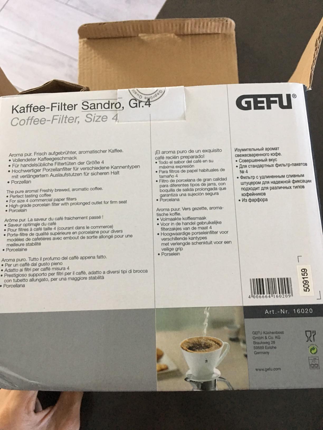 Guter Filter, aber etwas klein