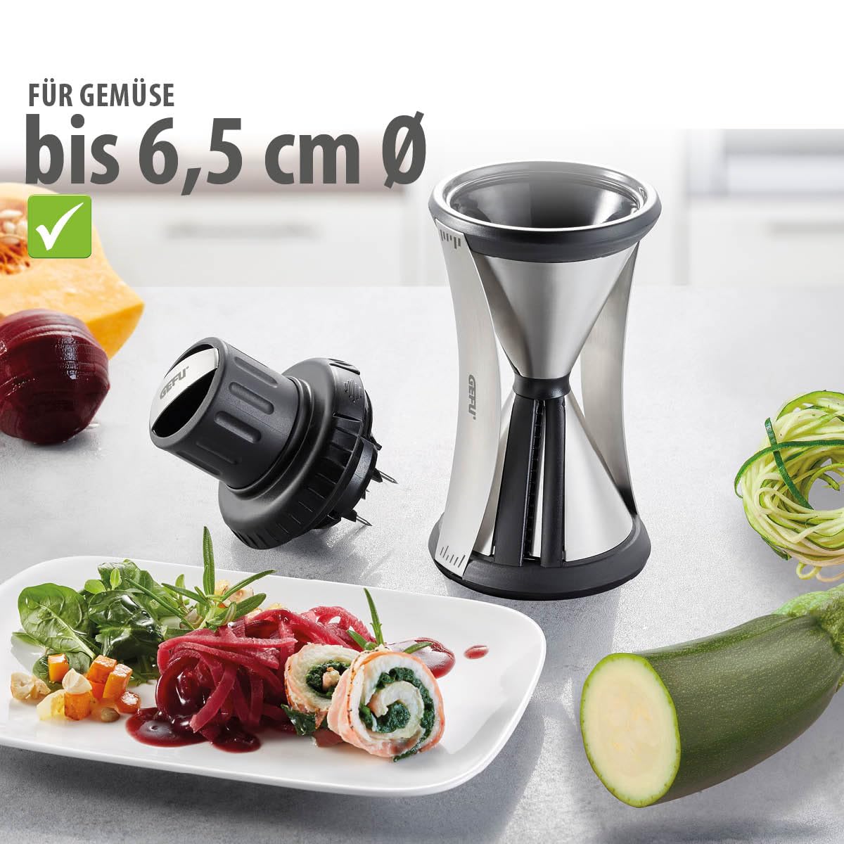 gefu-spirelli-xl-spiralschneider-profi-gem-seschneider-f-r-zoodles image 6