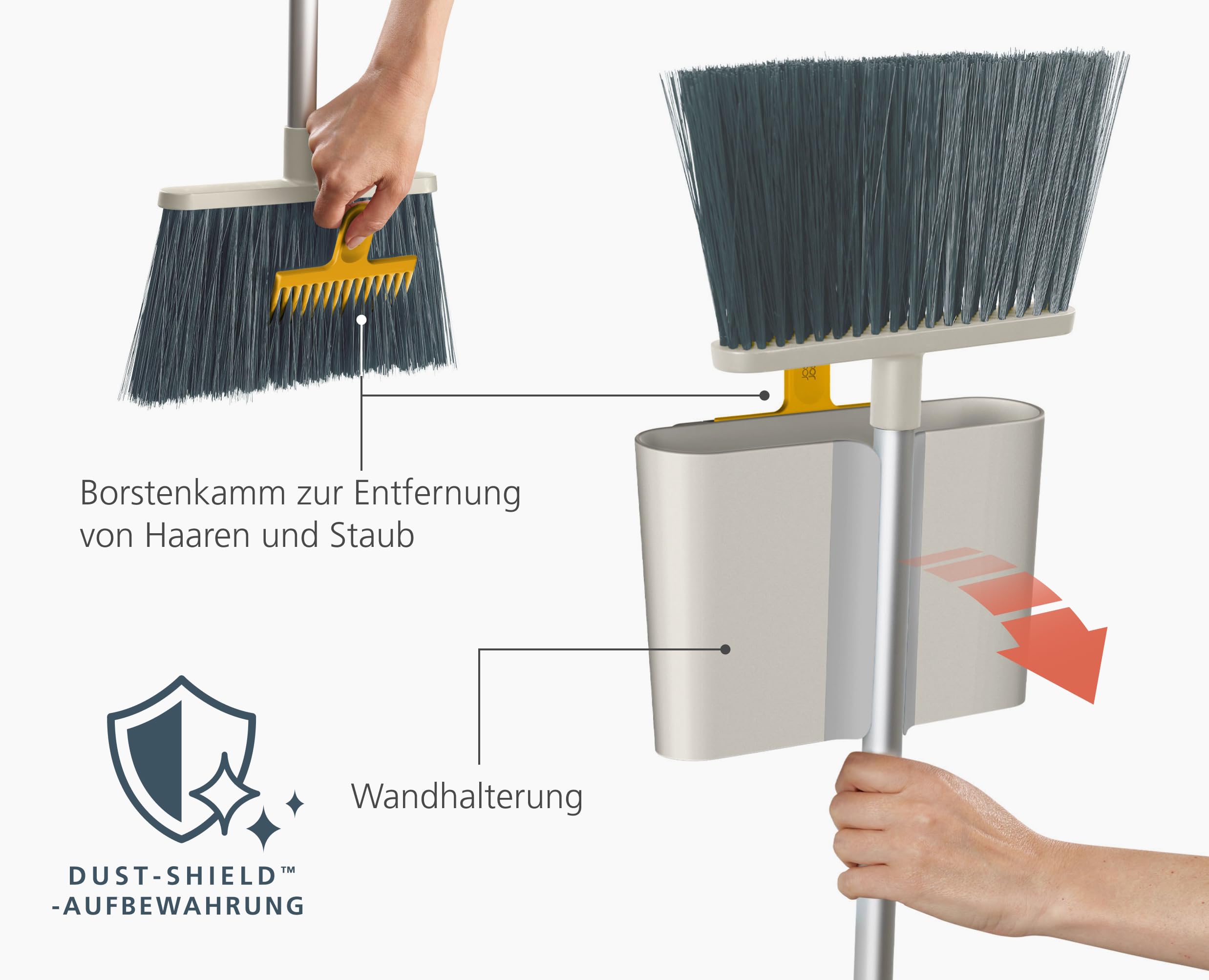 joseph-joseph-cleantech-wandmontierter-besen-mit-langem-verstellbarem-stiel-bese image 4
