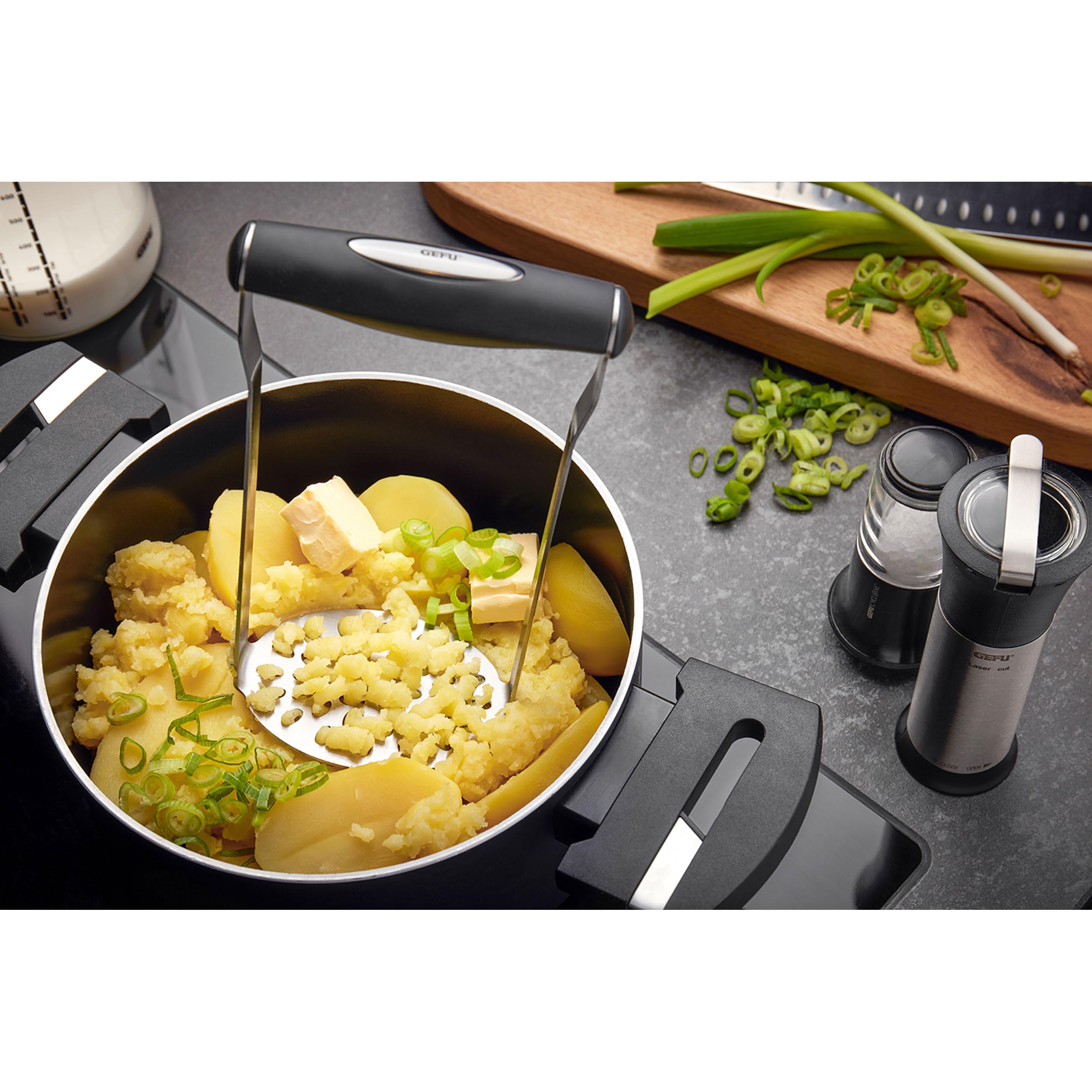 gefu-timbra-kartoffelstampfer-aus-edelstahl-pr-zises-p-ree-f-r-kartoffeln-obst-u image 2
