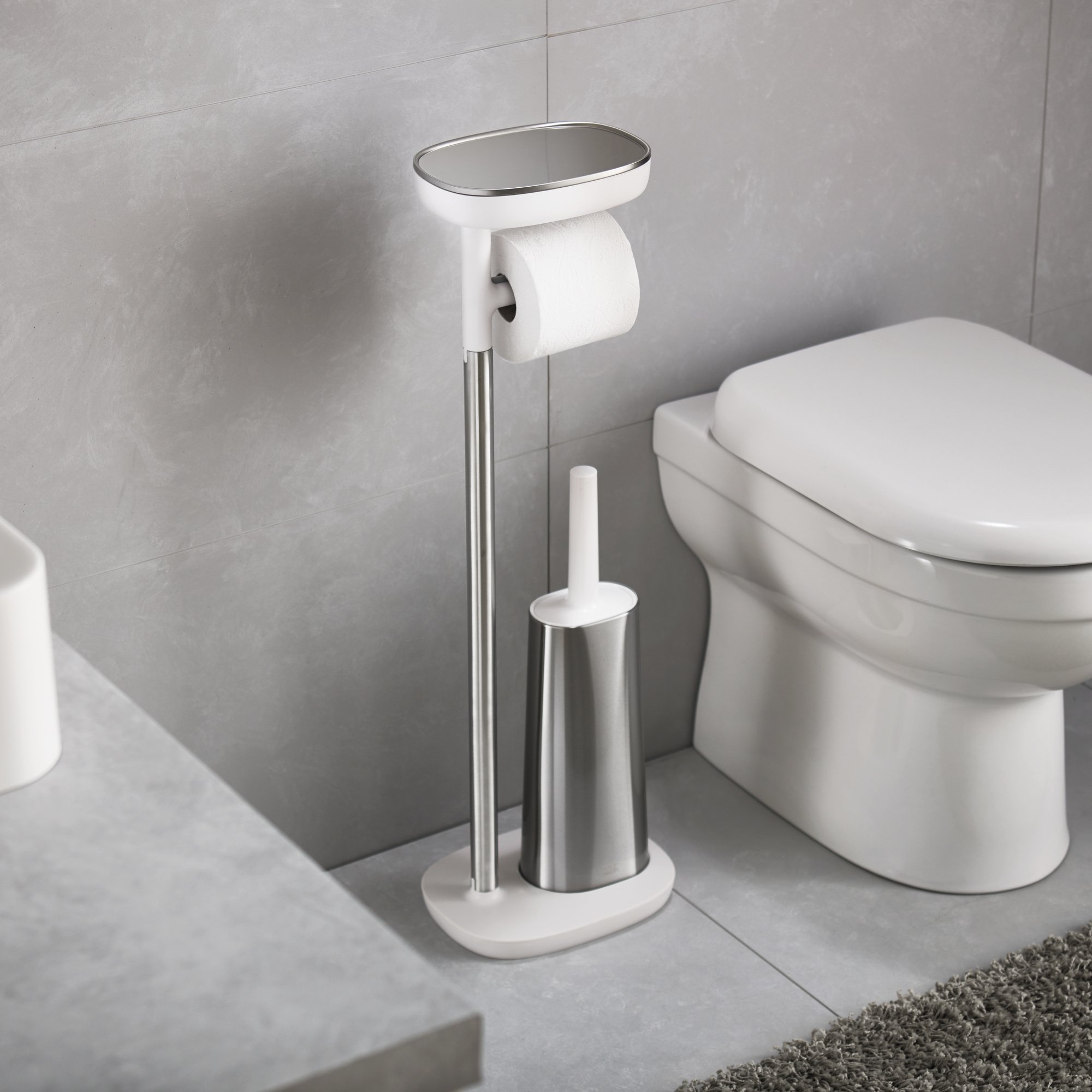 joseph-joseph-easy-store-toilettenpapierhalter-mit-flexibler-wc-b-rste-und-st-nd image 3