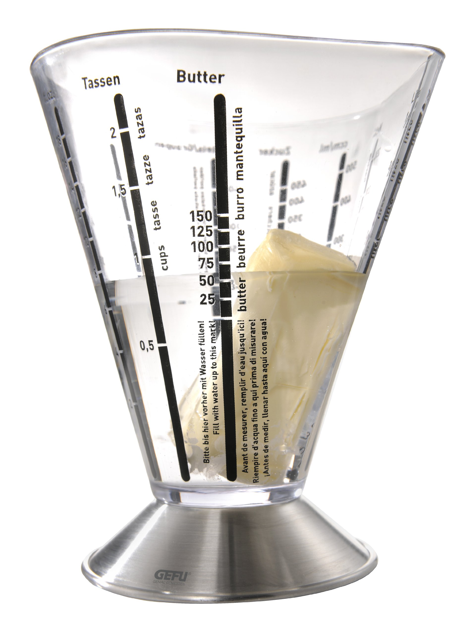 gefu-messbecher-saturas-500-ml-edelstahl-hitzebest-ndig-mit-vielseitiger-skalier image 4