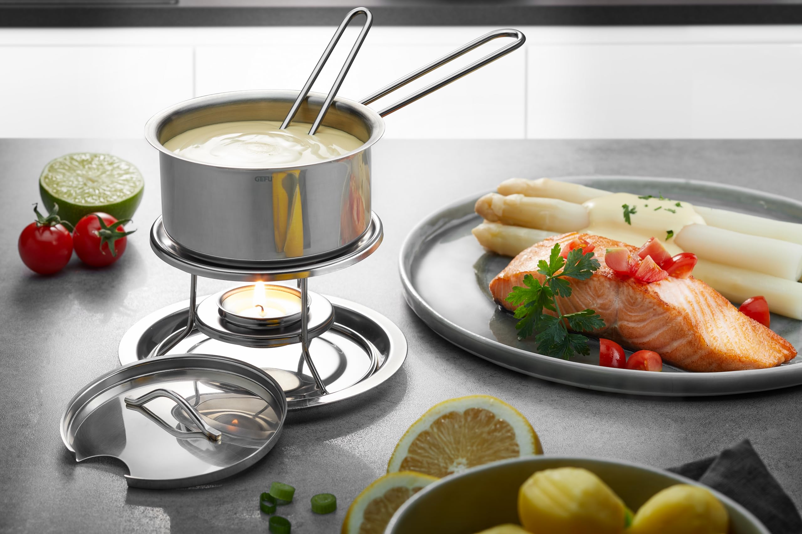 gefu-saucen-butterw-rmer-set-caloric-6-teilig-st-vchen-mit-teelicht-stieltopf-30 image 2
