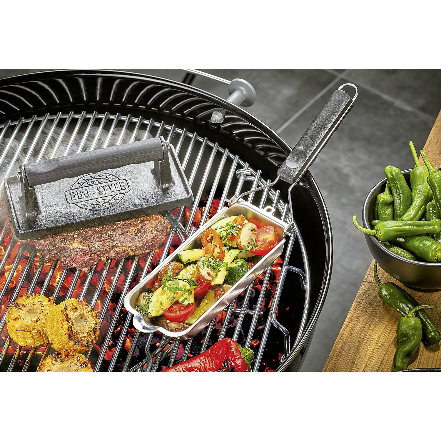 gefu-grillpf-nnchen-bbq-edelstahl-mini-pfanne-f-r-grill-sp-lmaschinengeeignet image 2