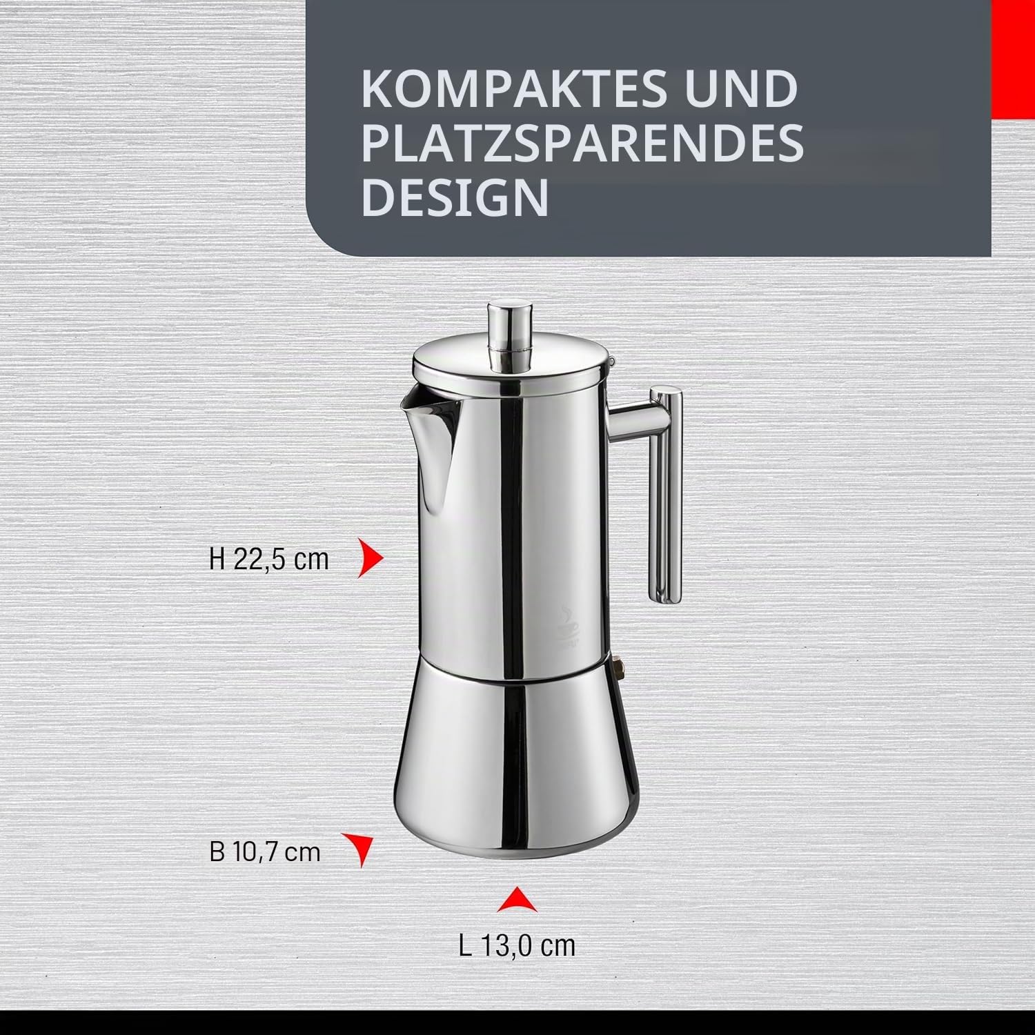 gefu-espressokocher-nando-f-r-6-tassen-edelstahl-mit-reduziersieb-ausgie-nase-in image 2