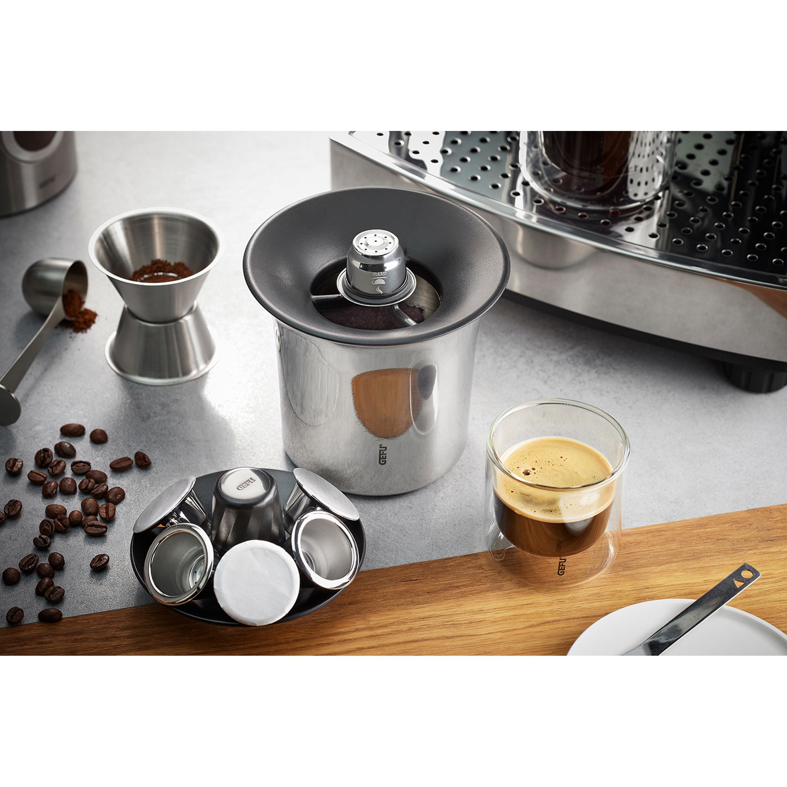 gefu-kaffeesatz-sammelbeh-lter-conscio-mit-dorn-zum-schnellen-entleeren-deckel-m image 5