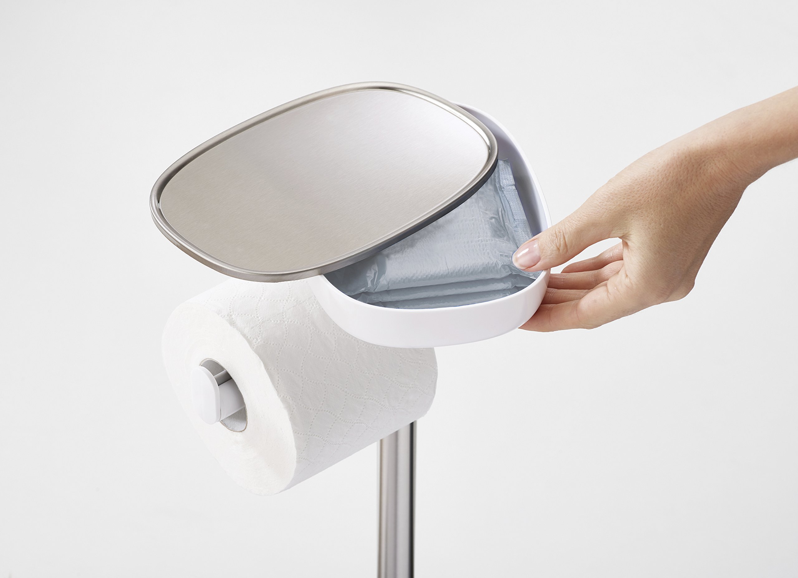 joseph-joseph-easy-store-toilettenpapierhalter-mit-flexibler-wc-b-rste-und-st-nd image 4