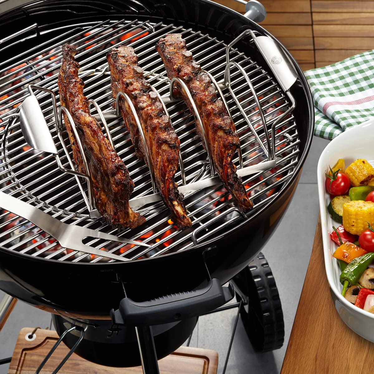 gefu-spare-rib-halter-bbq-edelstahlhalter-f-r-6-rippchen image 3