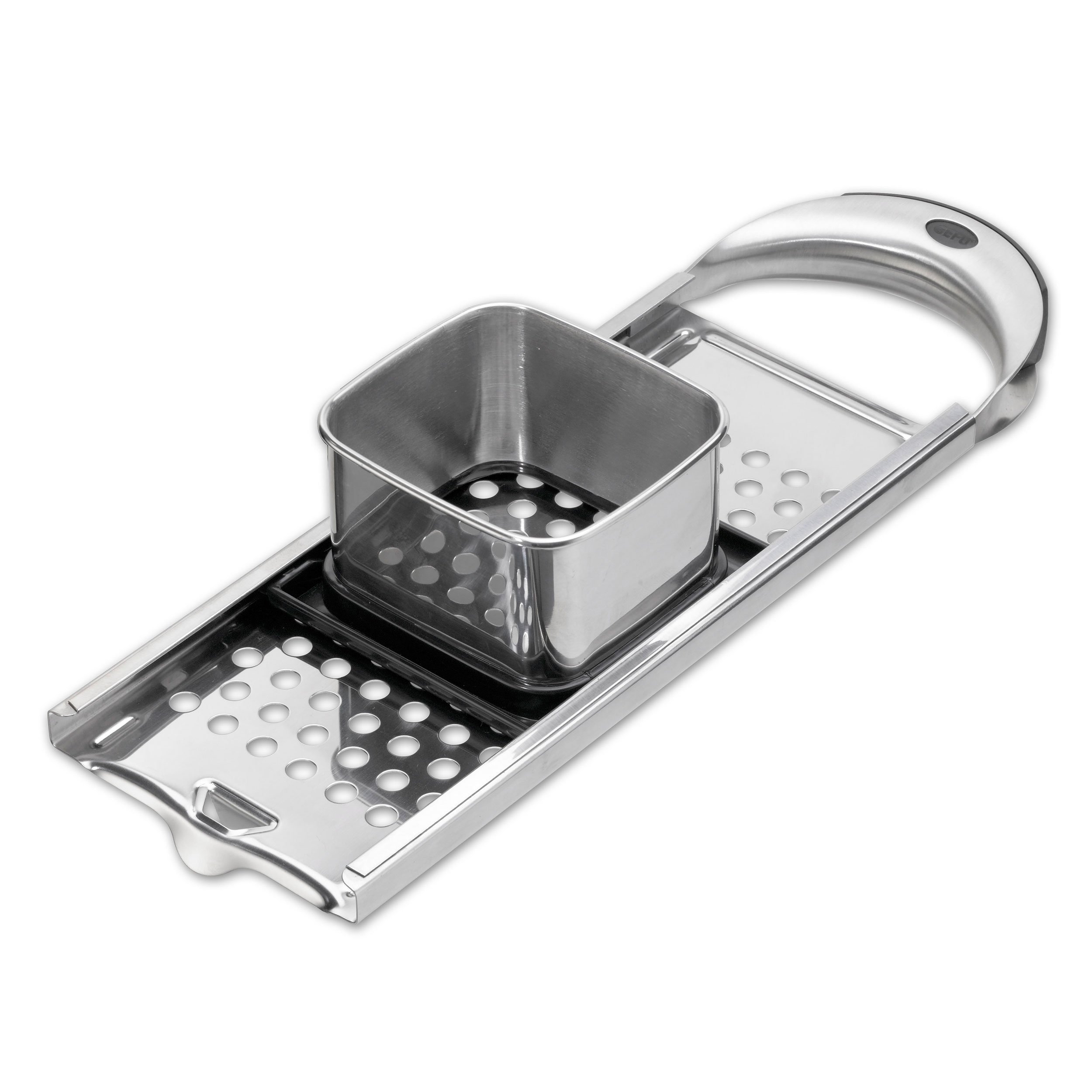 gefu-sp-tzlehobel-tradizione-edelstahl-hobel-f-r-kurze-sp-tzle-kn-pfle-mit-teigs image 3