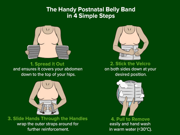 haakaa-postnatal-belly-band-bauchbandage-nach-der-geburt image 5
