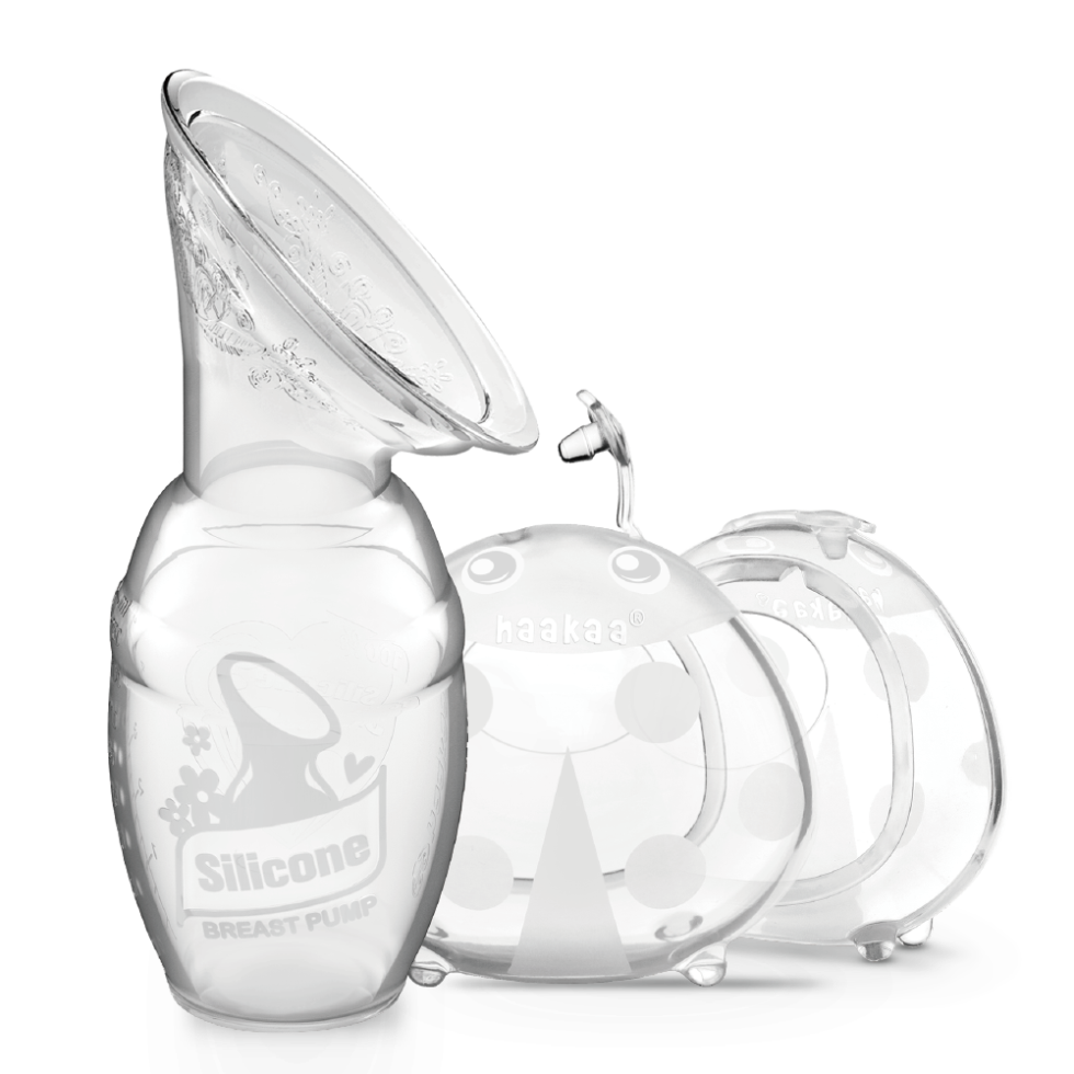 haakaa-ladybug-milchauffangbecher-und-silikonpumpe-set-100ml-pumpe-75ml-kollekto image 2