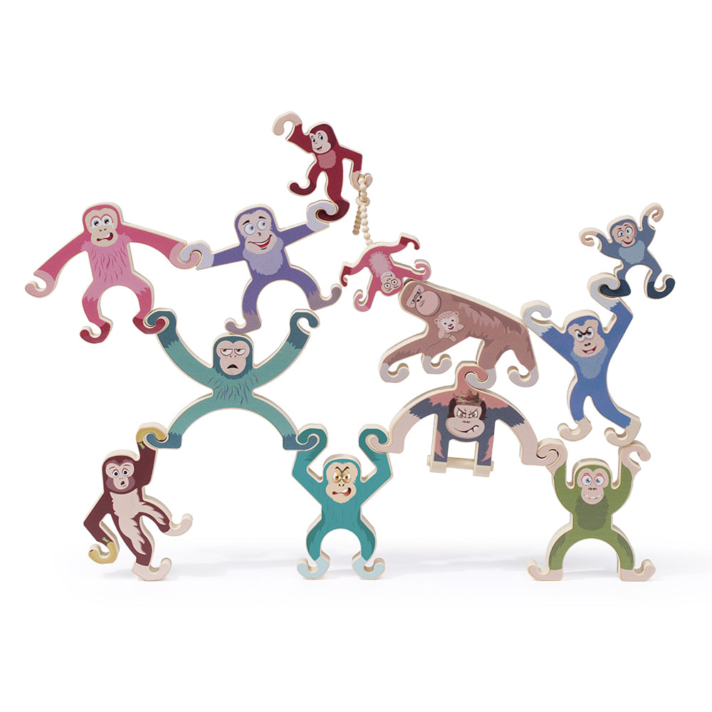 haakaa-cheeky-monkey-stapelt-rme-aus-100-lebensmittel-silikon-lernspielzeug-f-r- image 1