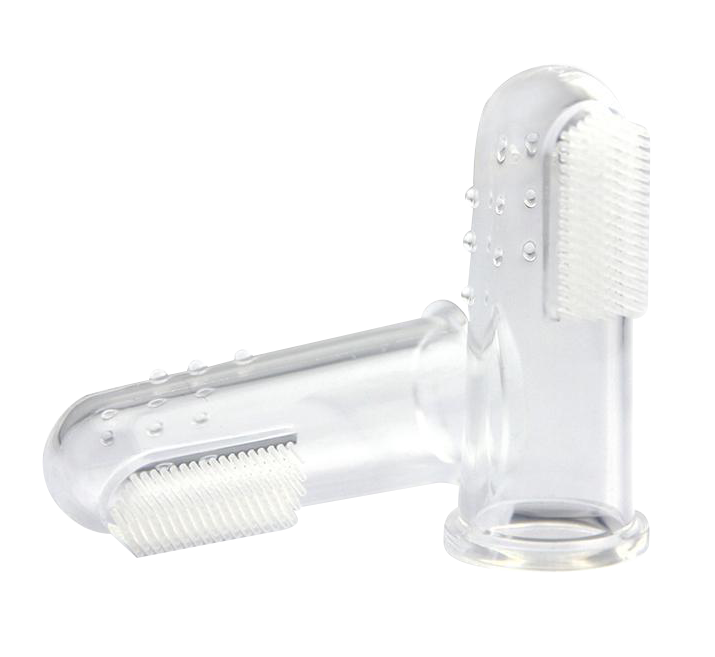 haakaa-silikon-fingerzahnb-rste-2er-pack-sanfte-mundpflege-f-r-babys image 1