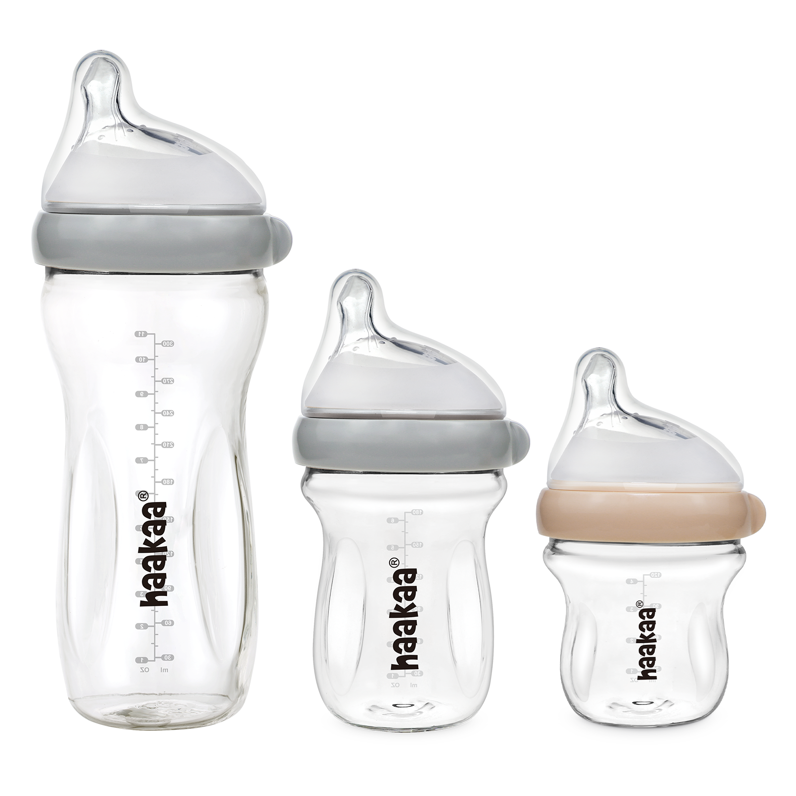 haakaa-generation-3-glas-babyflasche-120ml-180ml-300ml image 1
