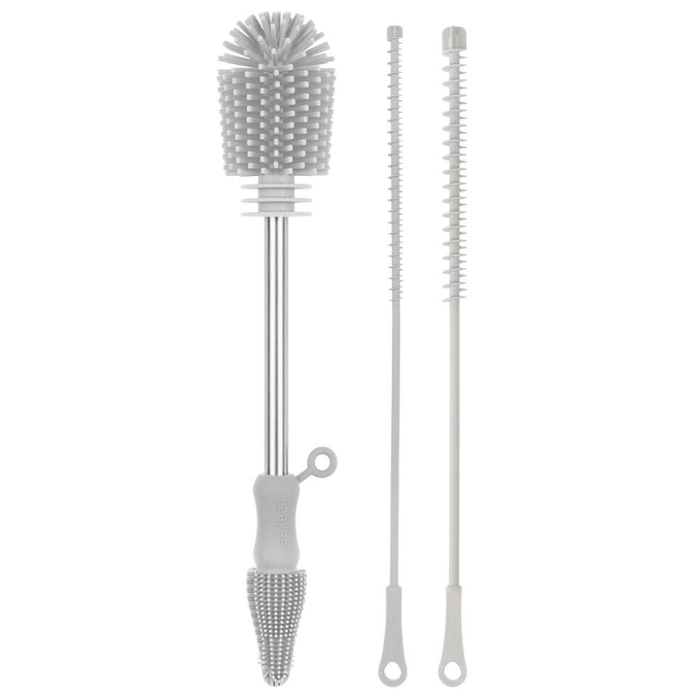 haakaa-silikon-reinigungsset-f-r-flaschen-pumpen-und-babyutensilien-3-teilig image 1