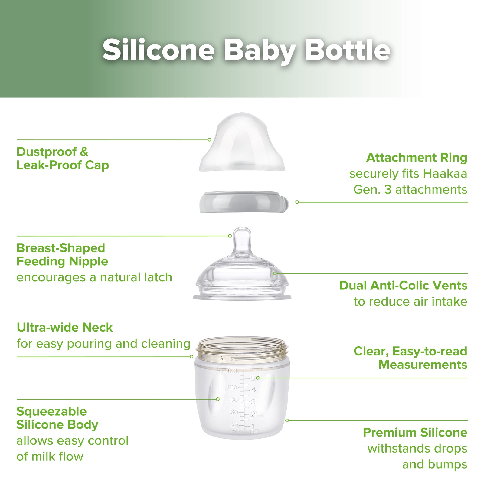 haakaa-generation-3-silikon-babyflasche-160-ml-250-ml image 4