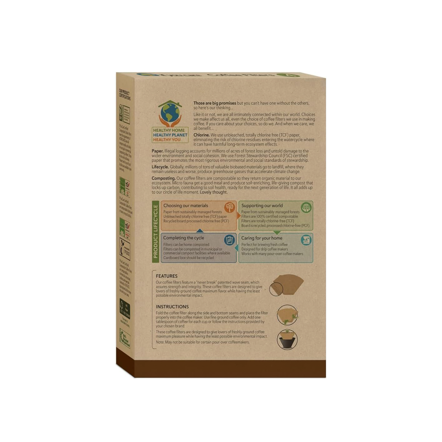 if-you-care-no-4-kaffeefilter-ungebleicht-tcf-mit-wellennaht-kompostierbar image 2
