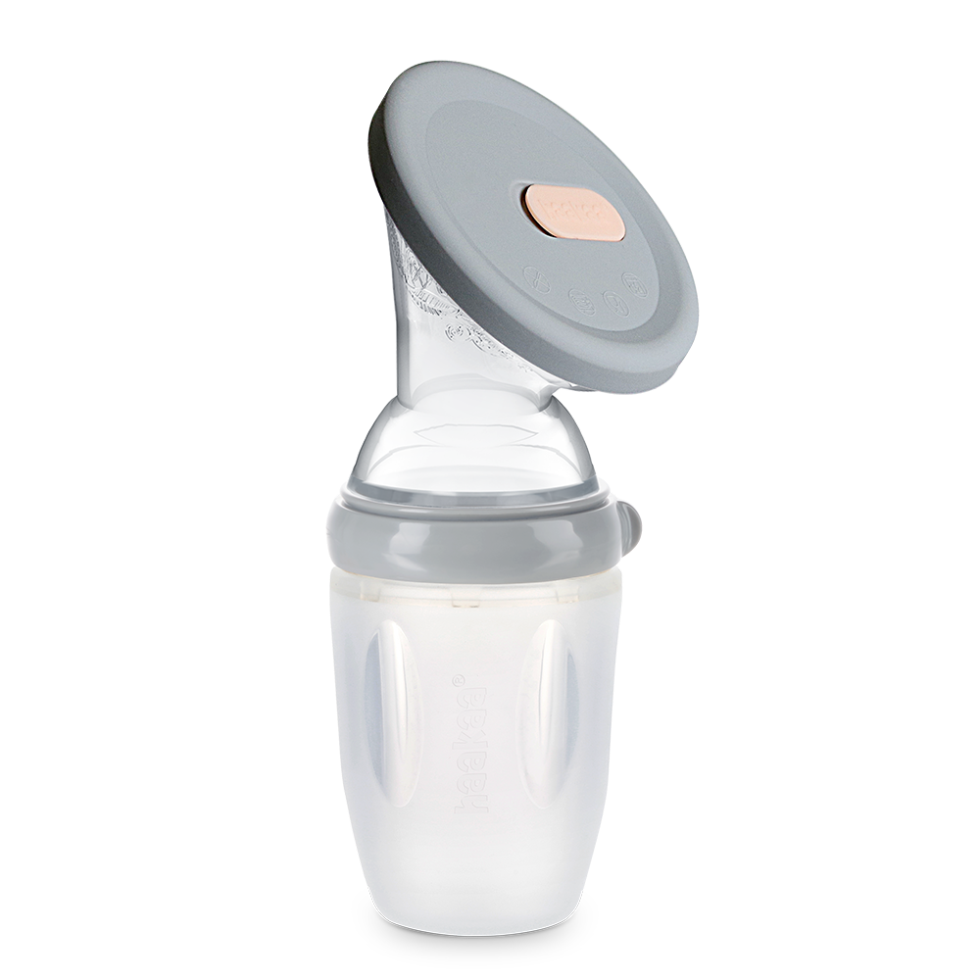 haakaa-generation-3-silikon-milchpumpe-mit-silikondeckel-160ml-250ml-bundle-set image 1