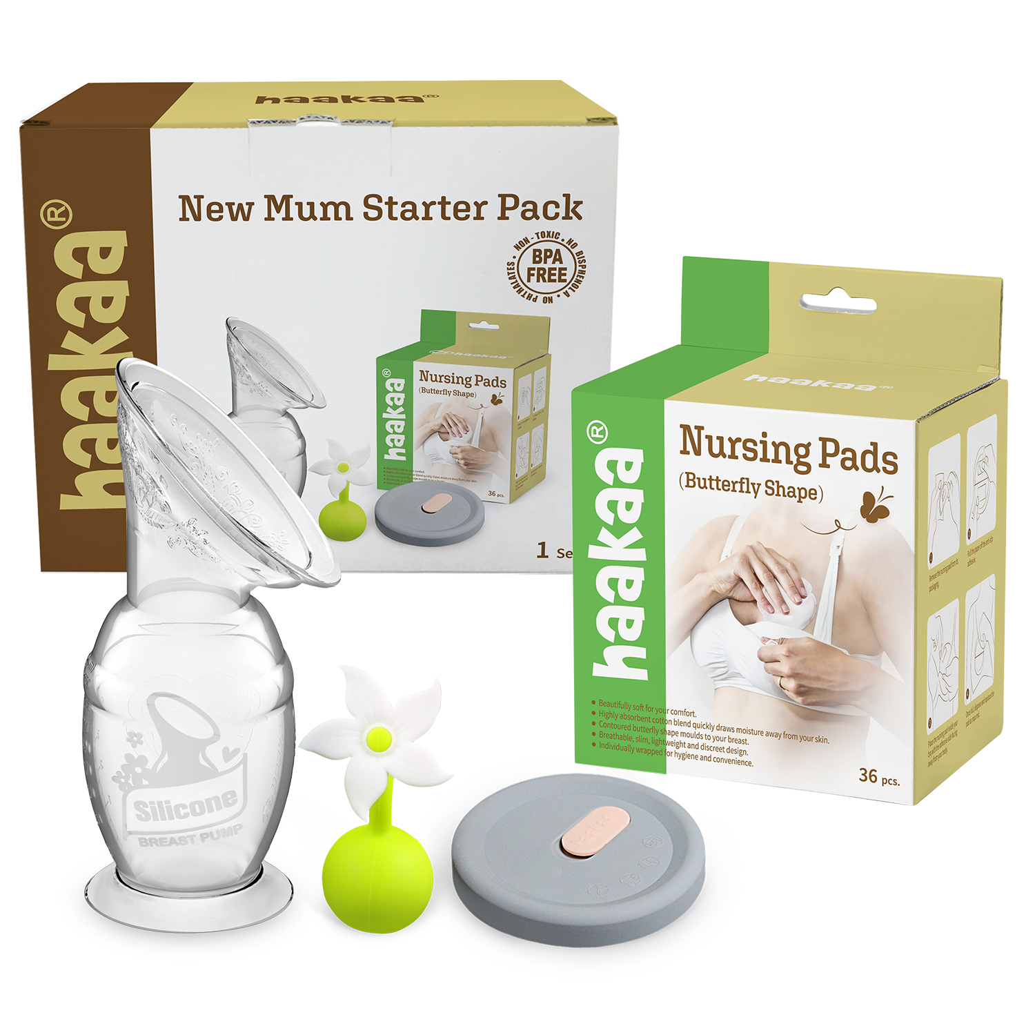haakaa-new-mum-starter-pack-gen-2-150ml-pumpe-flaschen-zubeh-r-in-einem-set image 1