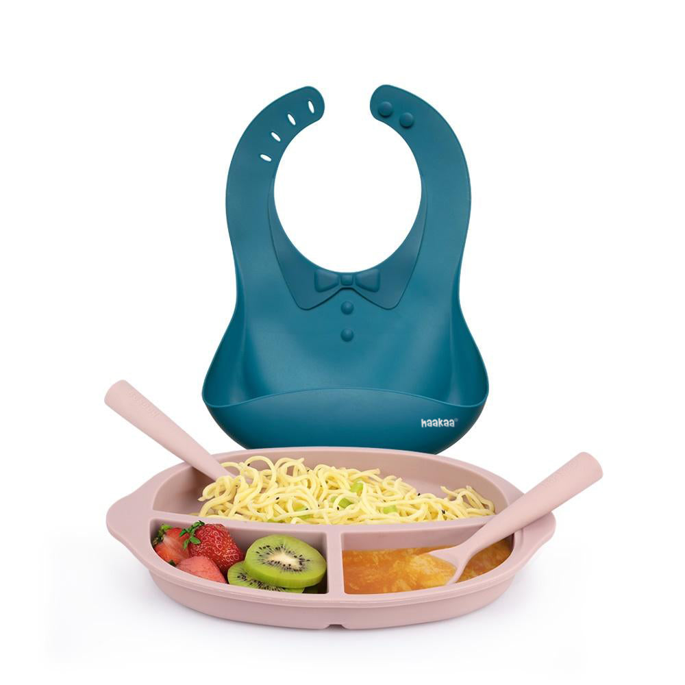 haakaa-silicone-kids-dinnerware-set-kindergeschirr-mit-teller-l-ffel-gabel-und-l image 5