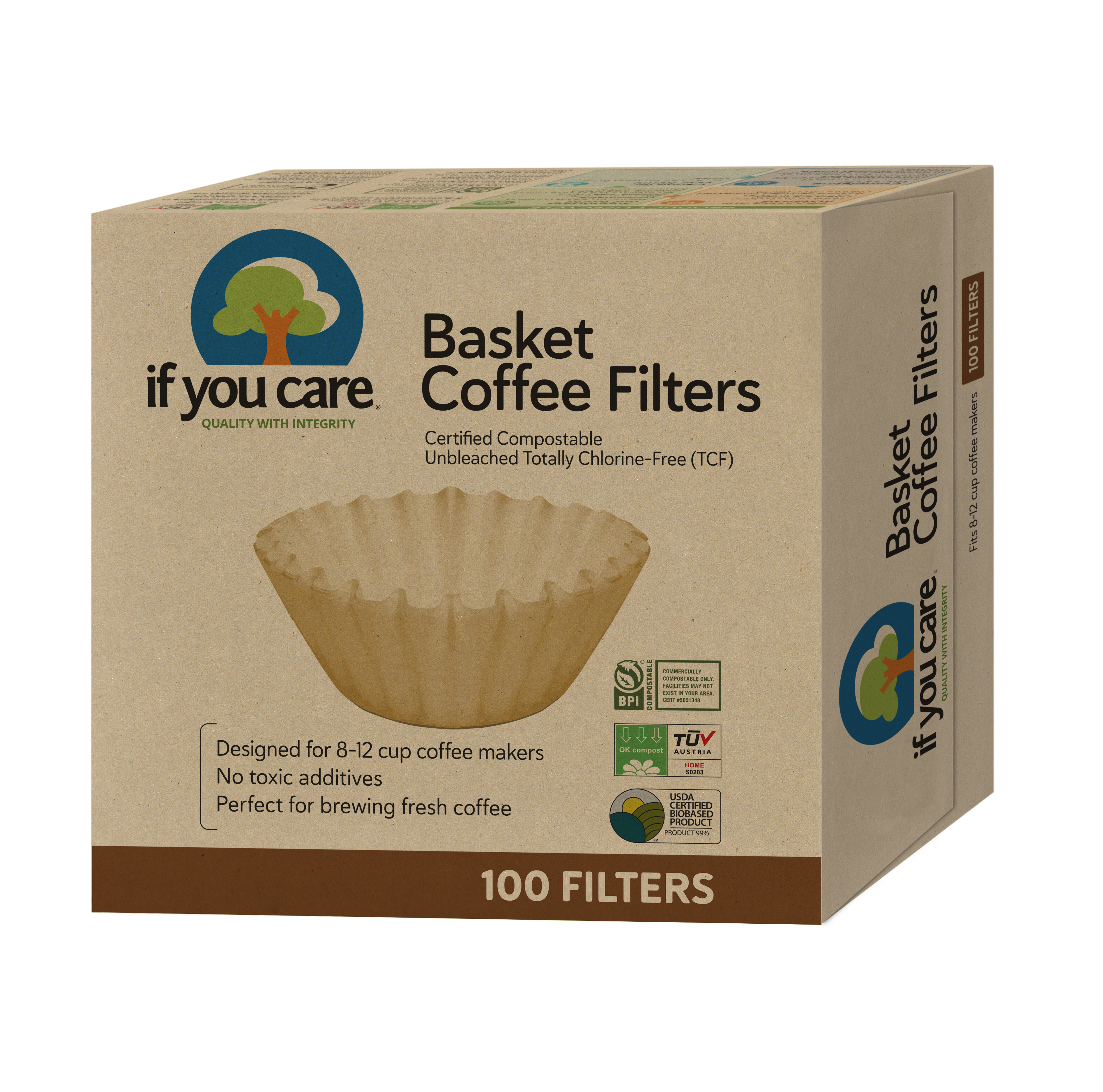 if-you-care-8-zoll-kaffeefilter-basket-coffee-filters-ungebleicht-kompostierbar- image 2