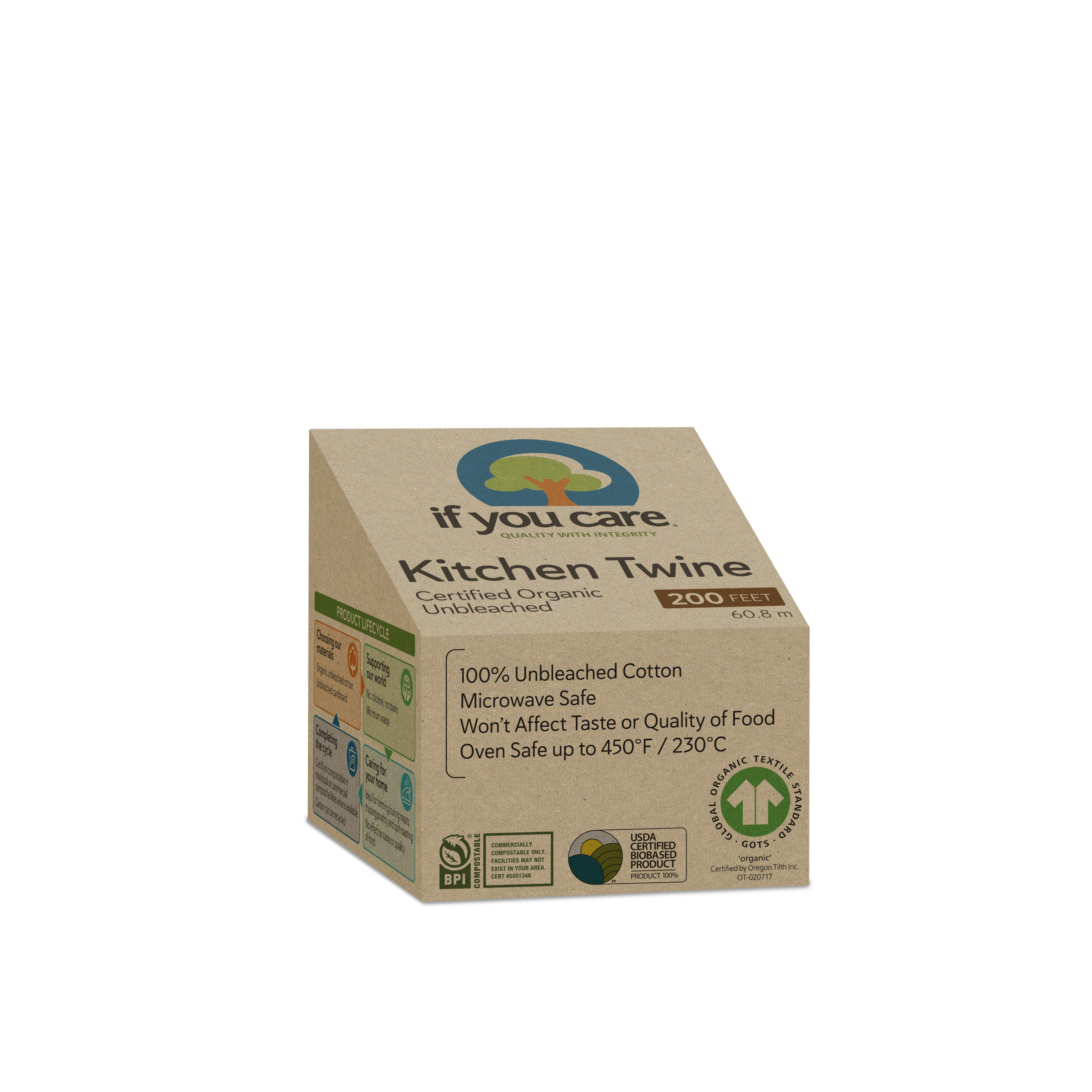 if-you-care-zertifiziertes-bio-k-chengarn-organic-kitchen-twine-100-m image 1