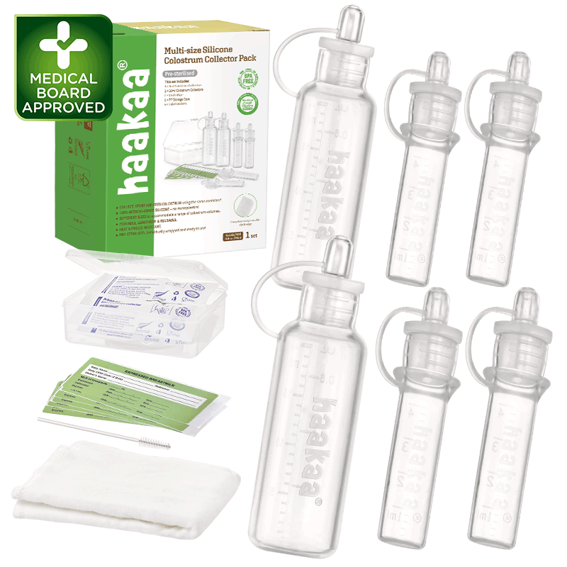 haakaa-silicone-colostrum-collector-set-vorsterilisiert-4-ml-kolostrumbeh-lter image 1