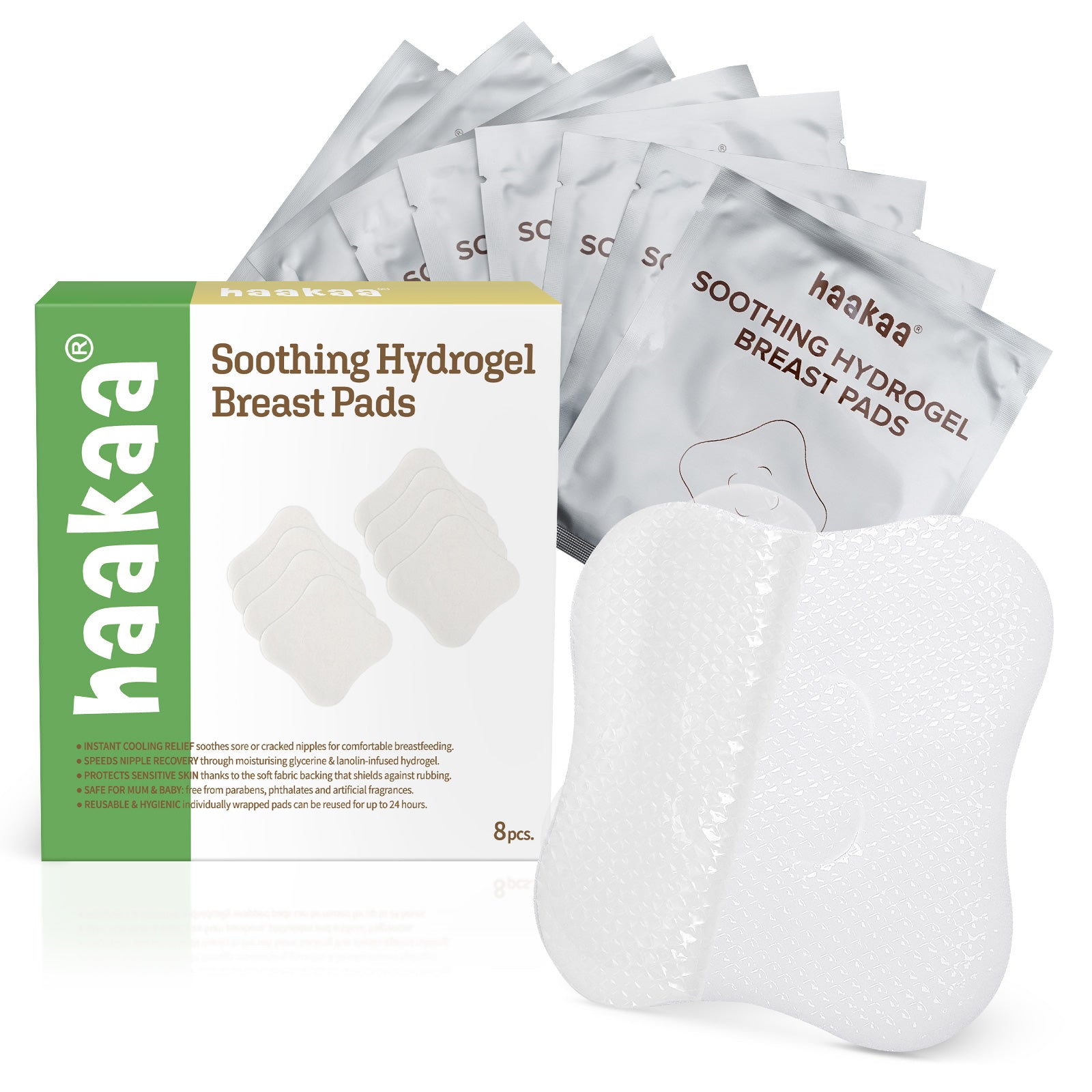 haakaa-hydrogel-brustpads-k-hlende-pflege-f-r-wunde-brustwarzen image 2