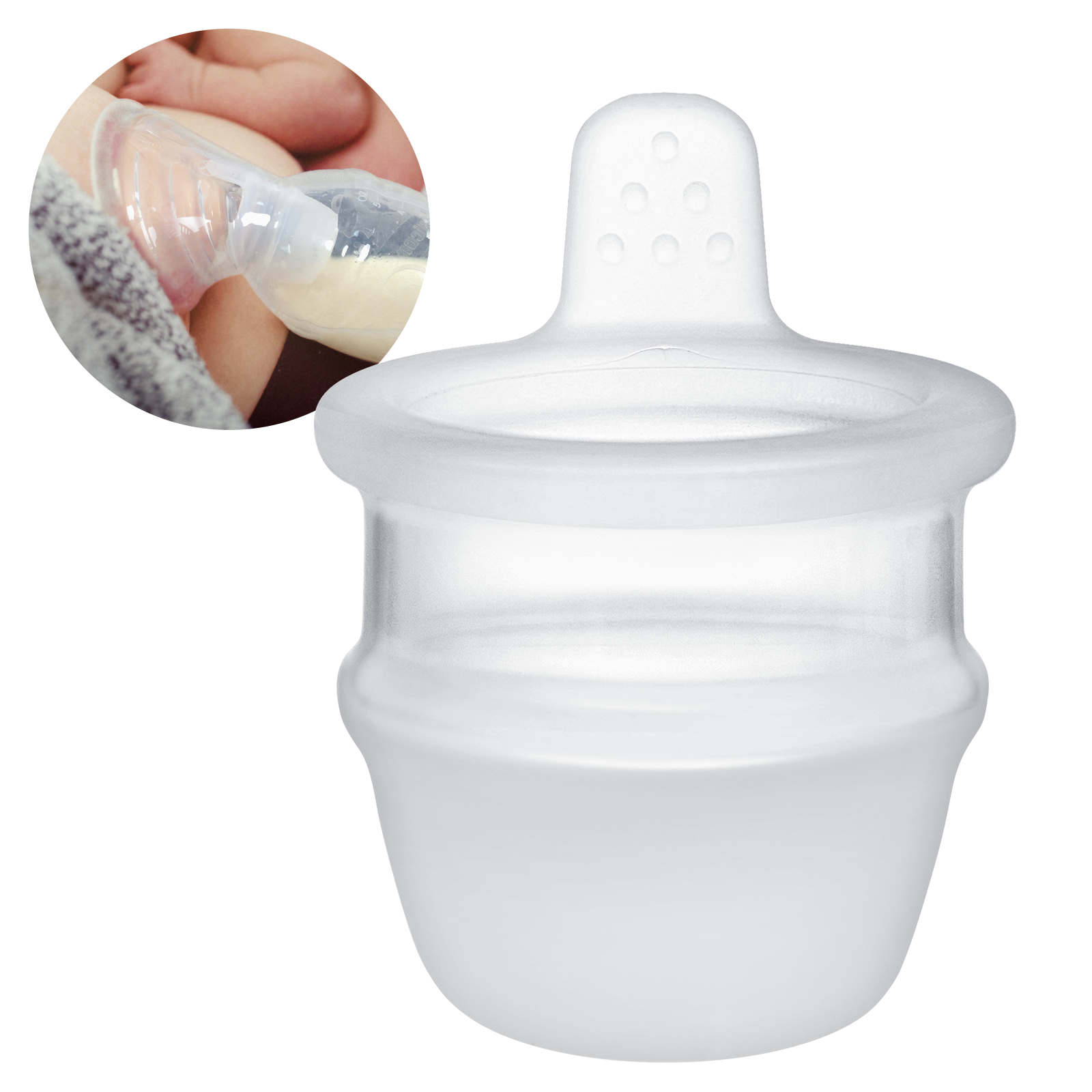 haakaa-silicone-spillguard-insert-original-spritzschutz-f-r-alle-haakaa-milchpum image 1