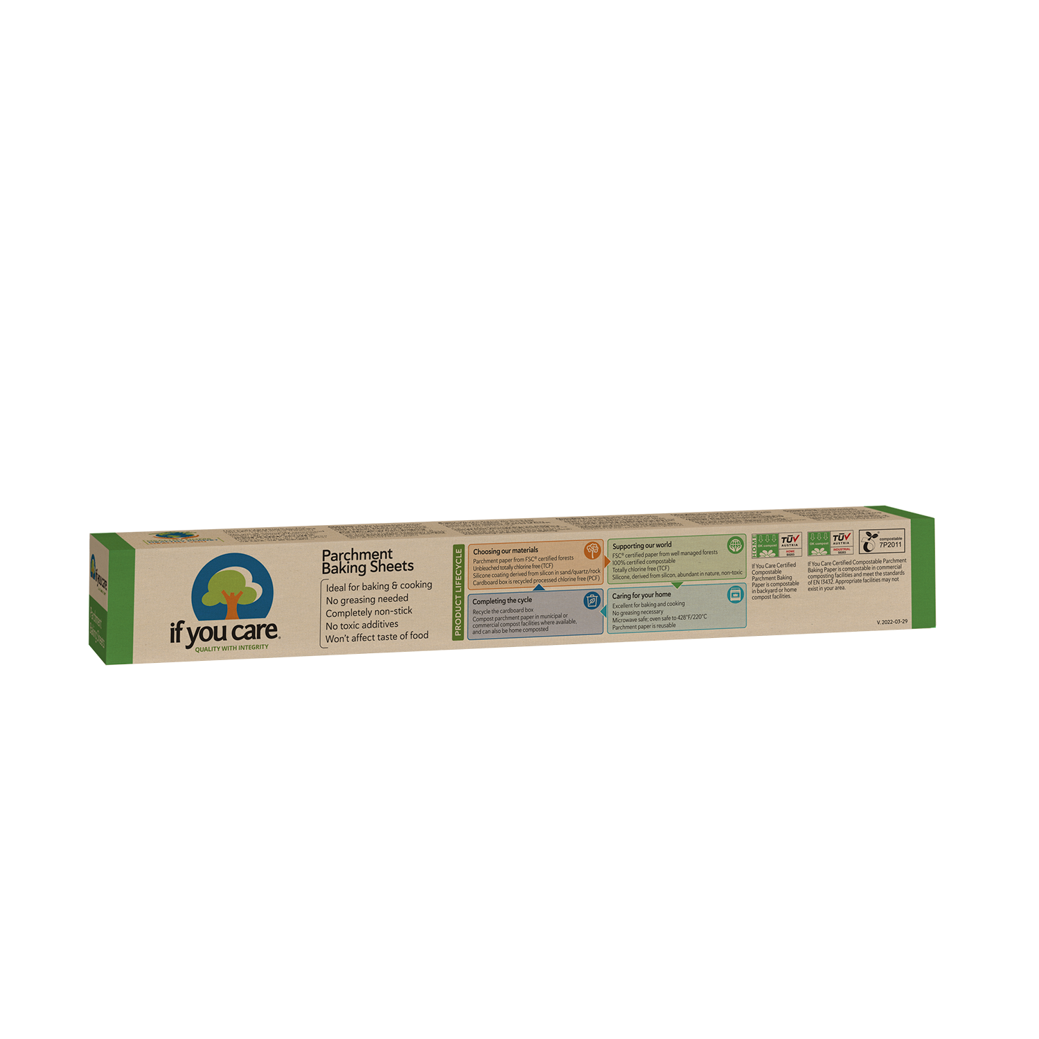 if-you-care-parchment-baking-sheets-ungebleicht-35-blatt image 2