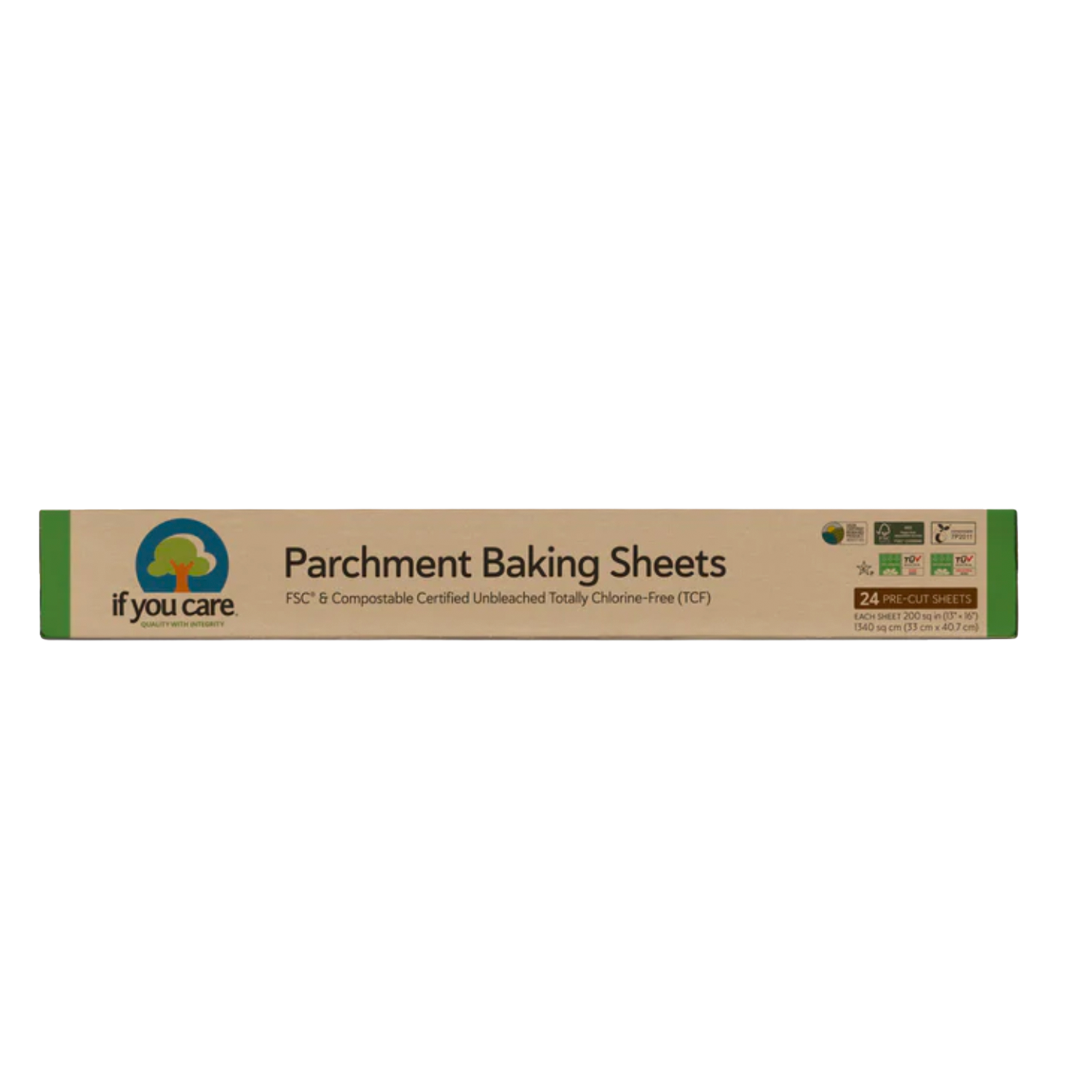 if-you-care-parchment-baking-sheets-ungebleicht-35-blatt image 1