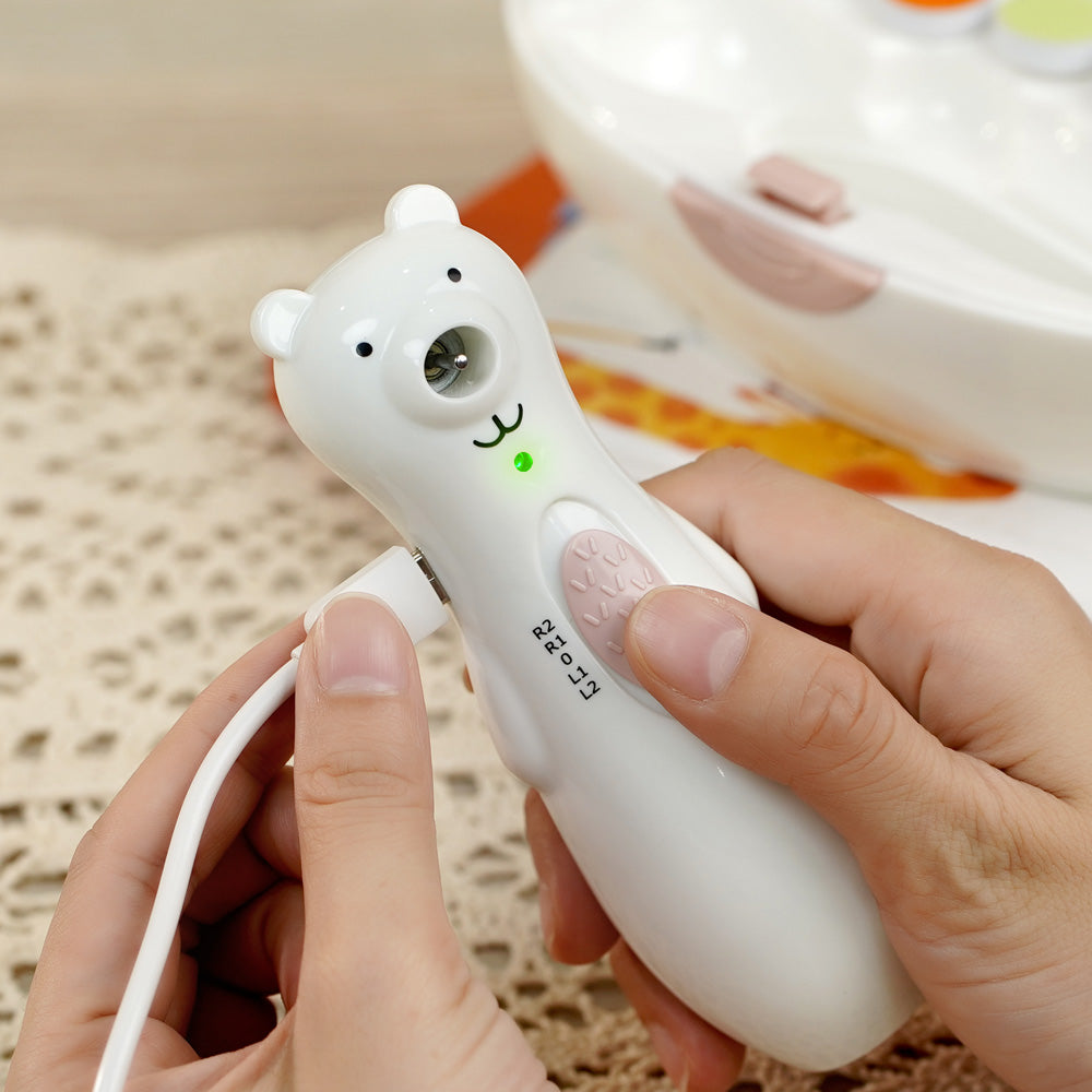 haakaa-happii-bear-wiederaufladbarer-nageltrimmer-set image 3