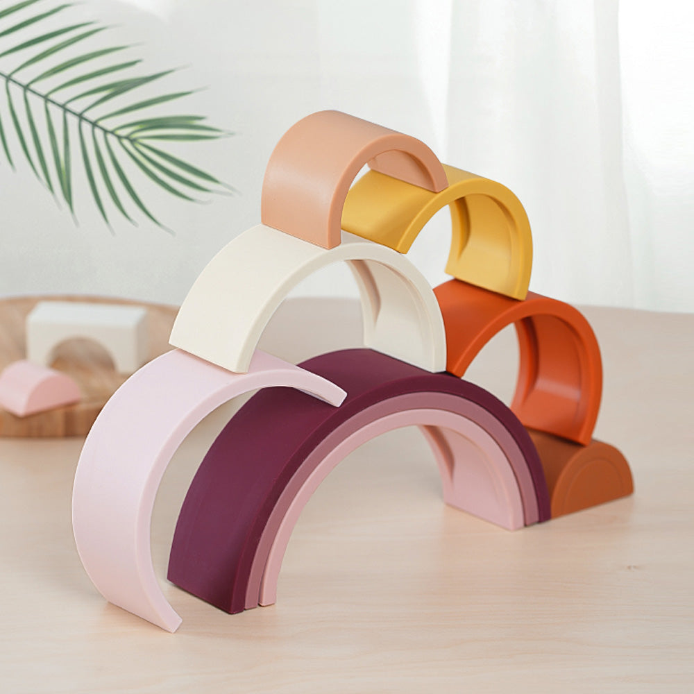 haakaa-silicone-arch-stacker-set-9-teiliges-stapelspielzeug-aus-100-silikon image 7