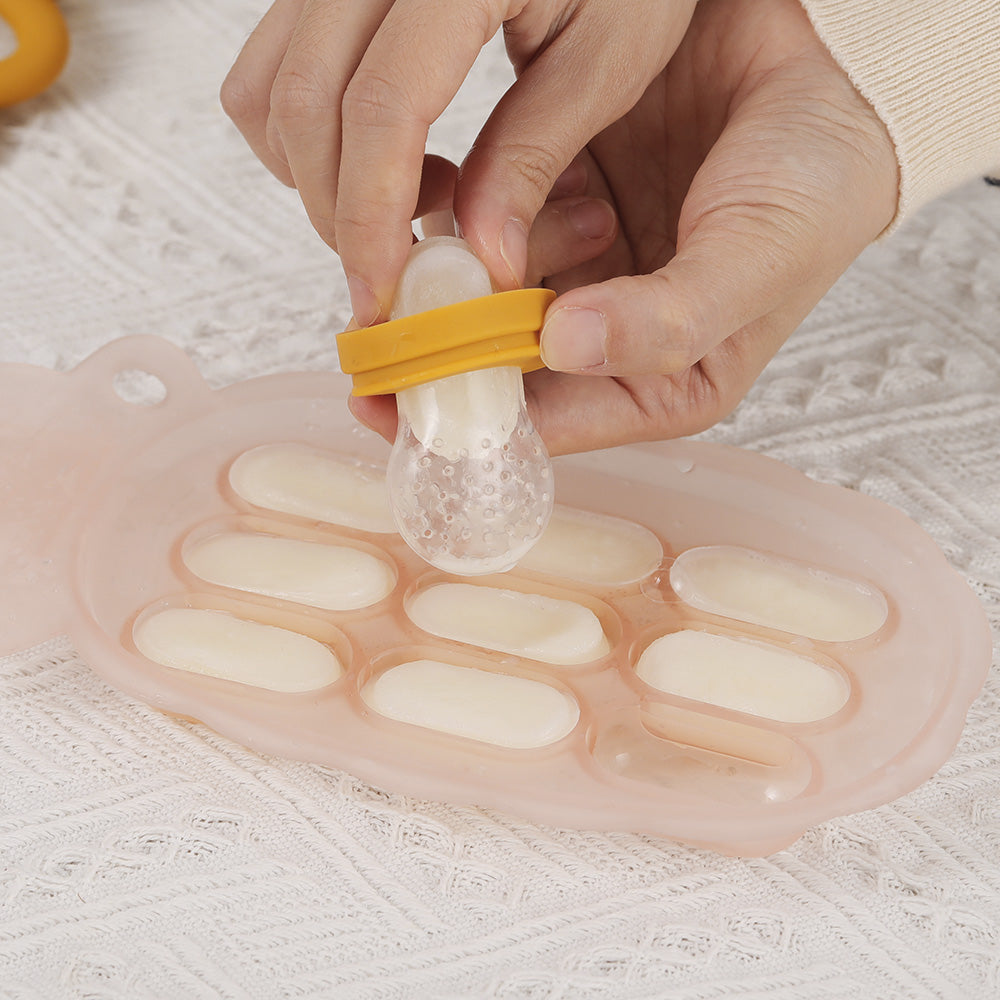 haakaa-ananas-silikon-einfrier-tablett-mit-beschriftungsschild-muttermilch-babyb image 2