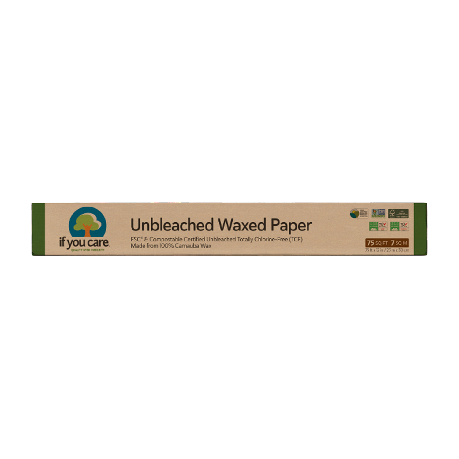 if-you-care-wachspapier-fsc-zertifiziert-mit-karnaubawachs-kompostierbar image 1